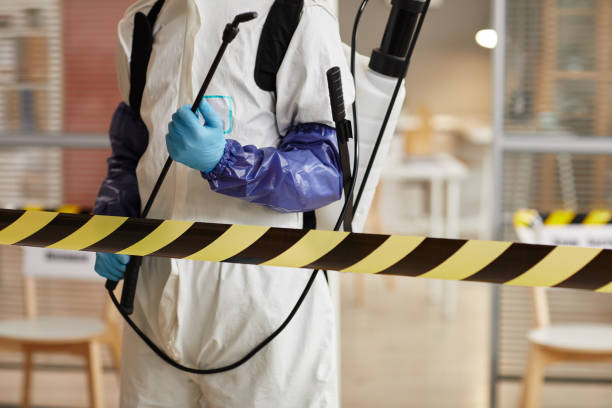 Professional Biohazard Cleanup technician working in Jamestown, CA